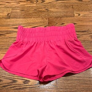 Vanilla Star Vibrant Pink Athletic Shorts